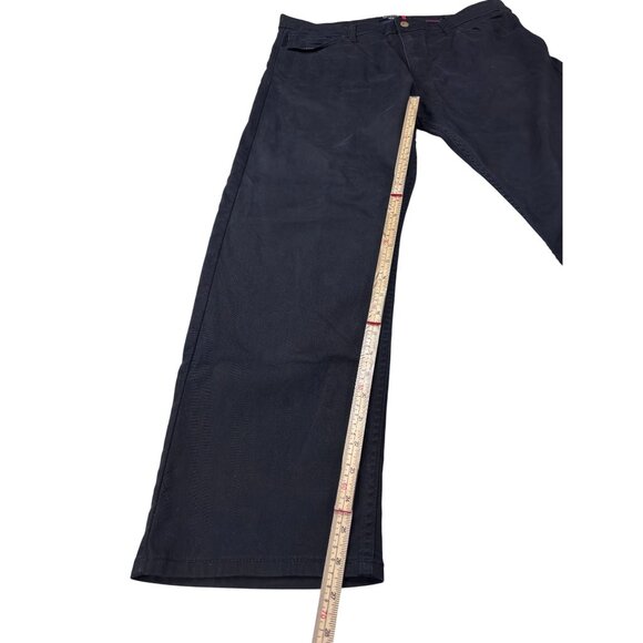 Dockers Mens Black Straight-Fit Pants W36 L29 Cotton Blend - Picture 8 of 15